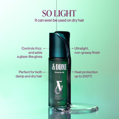 &Done Showstopper Ultralight Serum-In-Oil