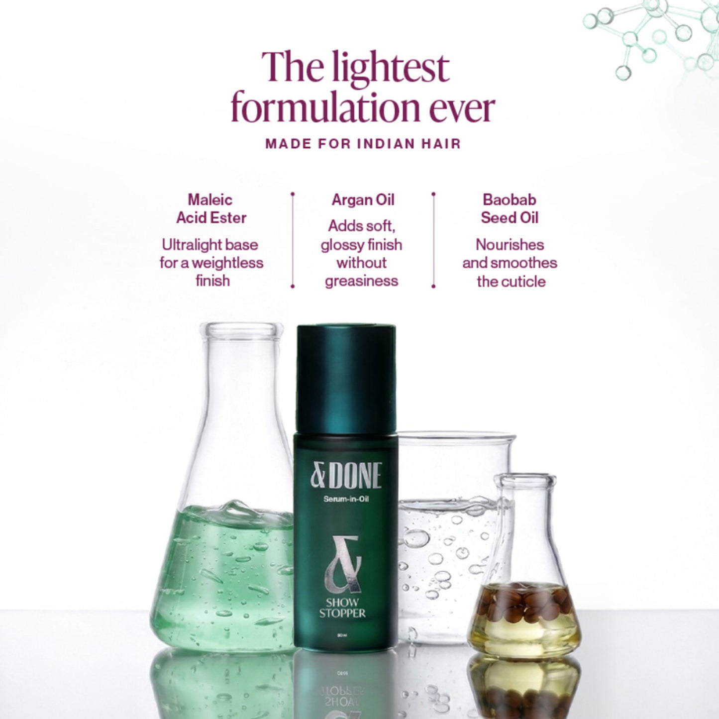 &Done Showstopper Ultralight Serum-In-Oil