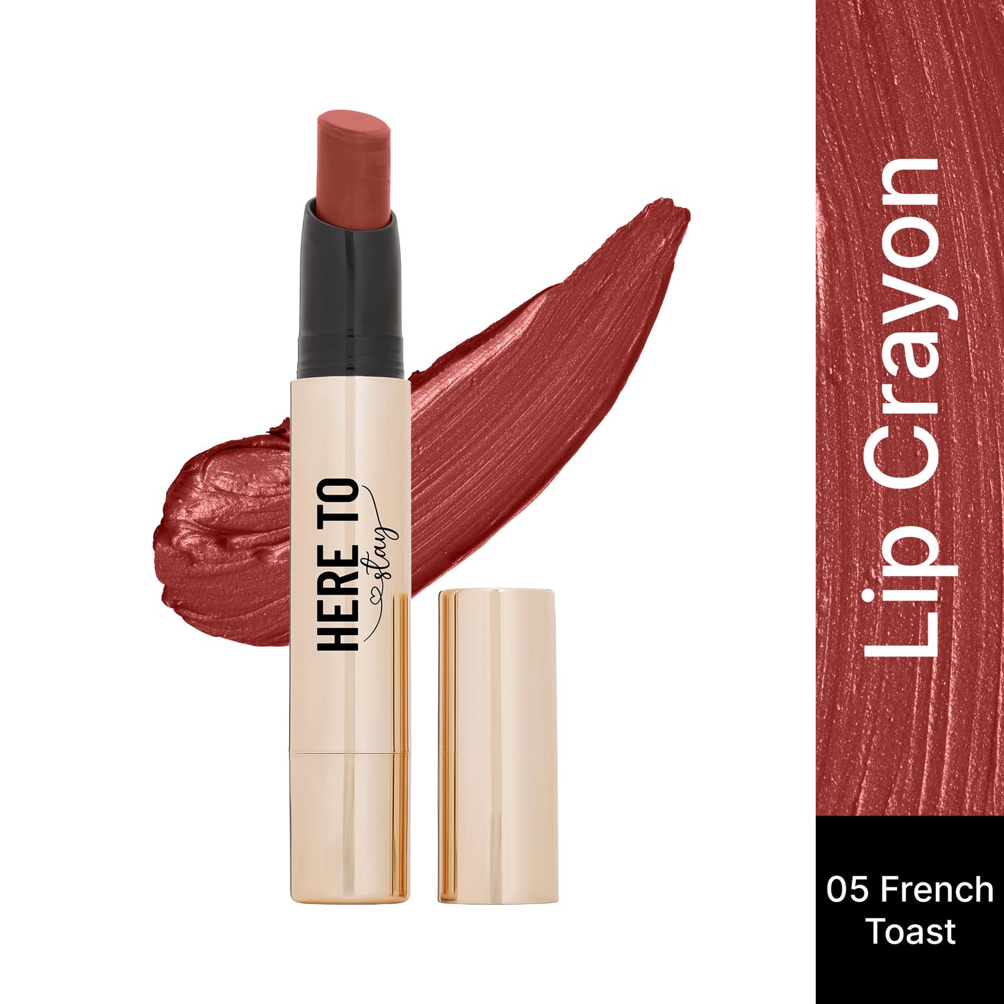 Swiss Beauty Select Here To Stay Lip Crayon Velvety-Matte Finish , 12-Hour Stay - 5 French Toast
