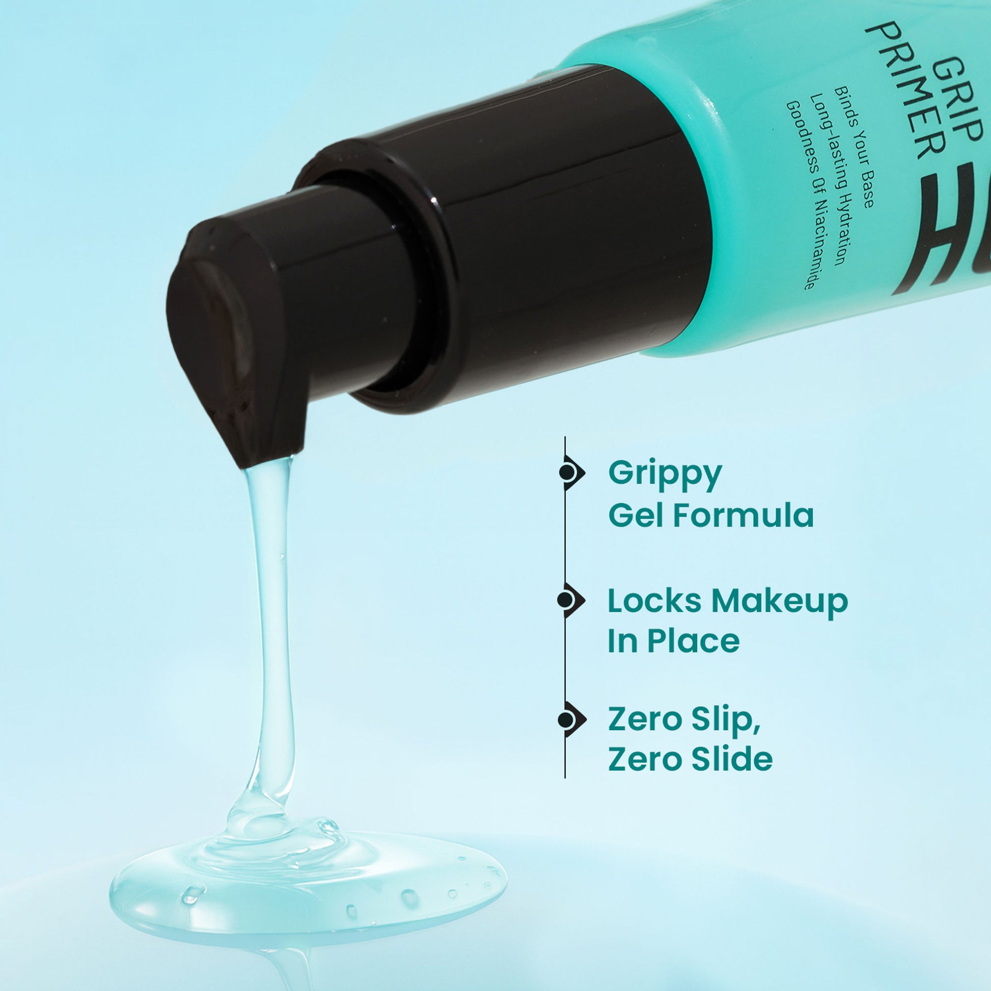 Swiss Beauty Hold Me Grip Primer Grippy Gel Formula , Enriched with Niacinamide & Centella