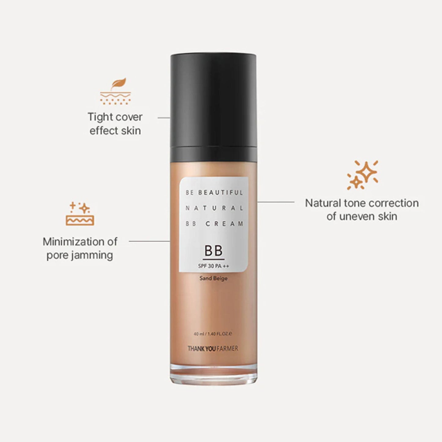 Thank You Farmer Be Beautiful Natural BB Cream Sand Beige
