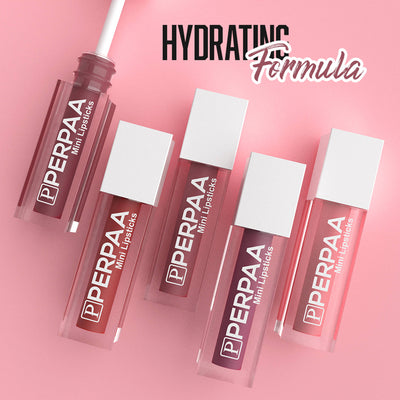 PERPAA Beauty Mini Liquid Lipsticks Everyday Elegance Collection - Set of 5