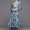 Dhiyona VA Women'sPrinted Empire Kurta with Palazzos