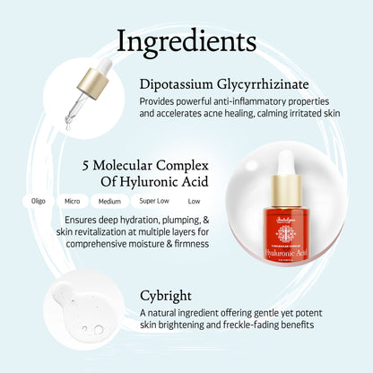 Indulgeo Essentials 5 Molecular Complex Hyaluronic Acid Lightweight Face Serum