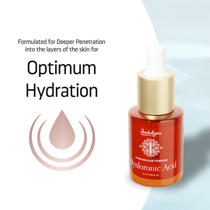 Indulgeo Essentials 5 Molecular Complex Hyaluronic Acid Lightweight Face Serum