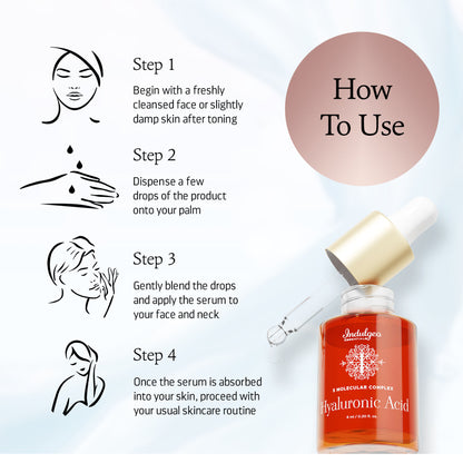 Indulgeo Essentials 5 Molecular Complex Hyaluronic Acid Lightweight Face Serum