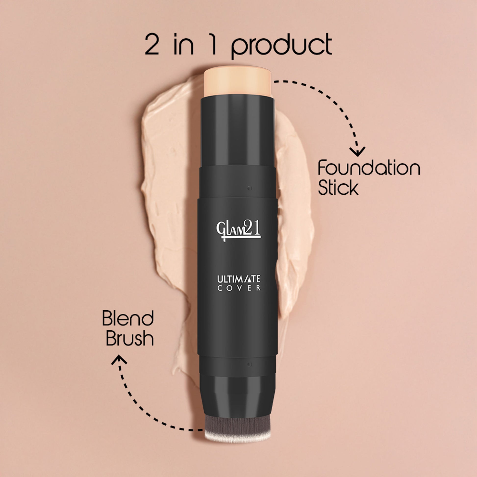 GLAM21 Ultimate Cover Foundation Stick - Truffle