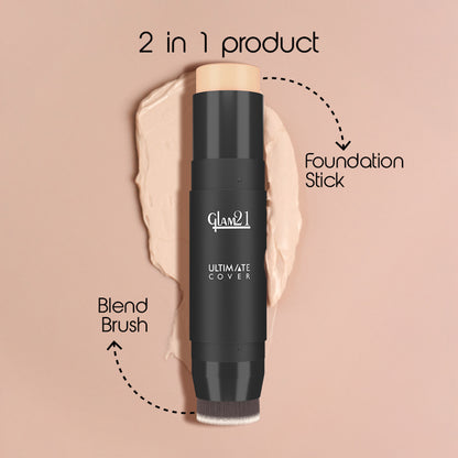 GLAM21 Ultimate Cover Foundation Stick - Truffle
