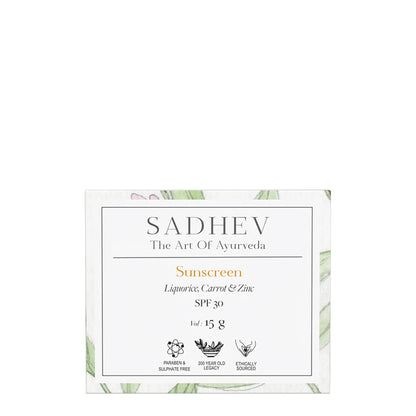 SADHEV Ayurvedic Sunscreen Spf 30