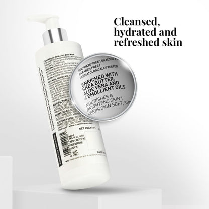 iCosmetiques Sulphate Silicone Free Body Wash - Nourishes, Hydrates Skin & Long-Lasting Freshness