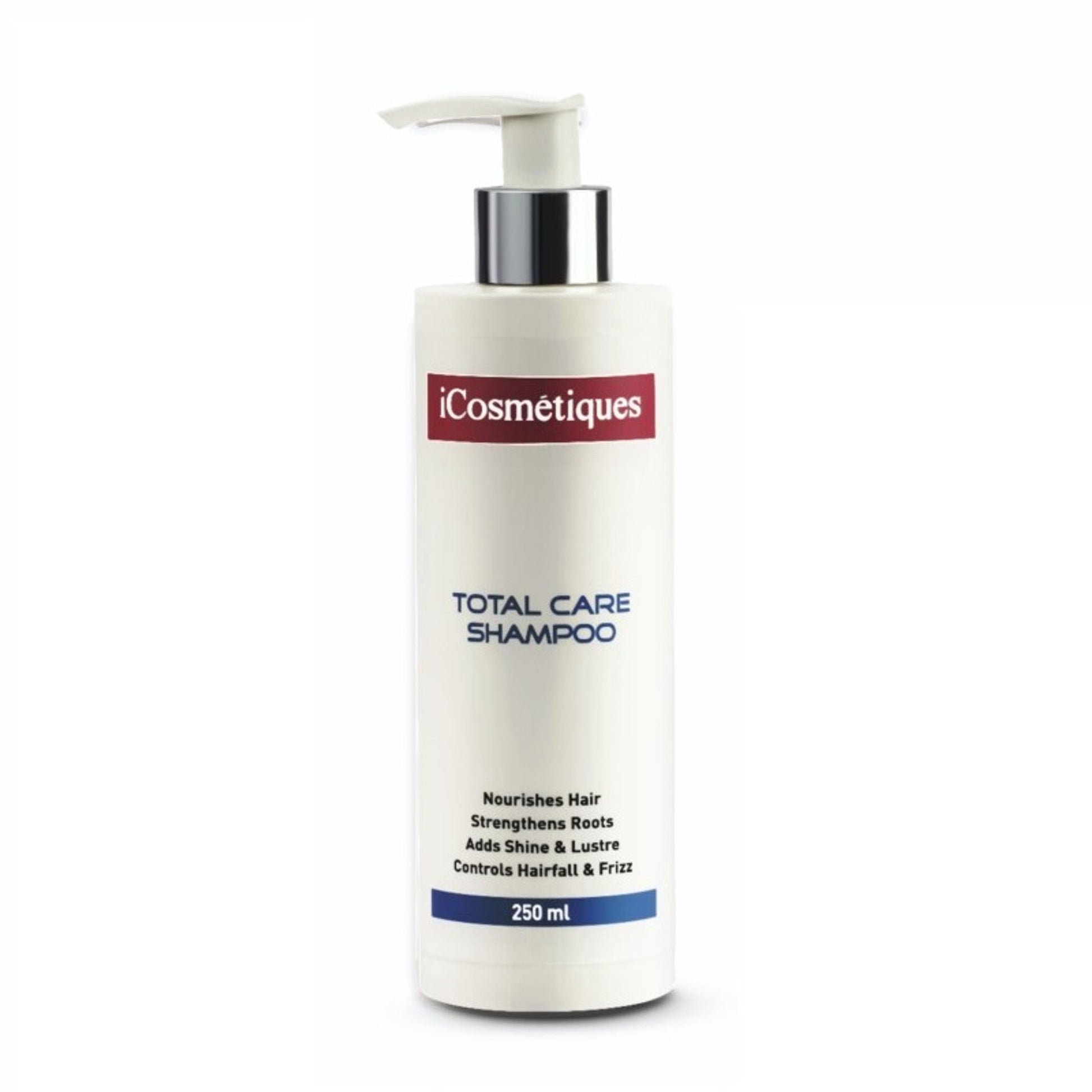 iCosmetiques Shampoo with Keratin - Proline, B5, Reduces Hair Fall & Frizz, Sulphate & Silicone Free
