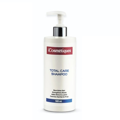 iCosmetiques Shampoo with Keratin - Proline, B5, Reduces Hair Fall & Frizz, Sulphate & Silicone Free