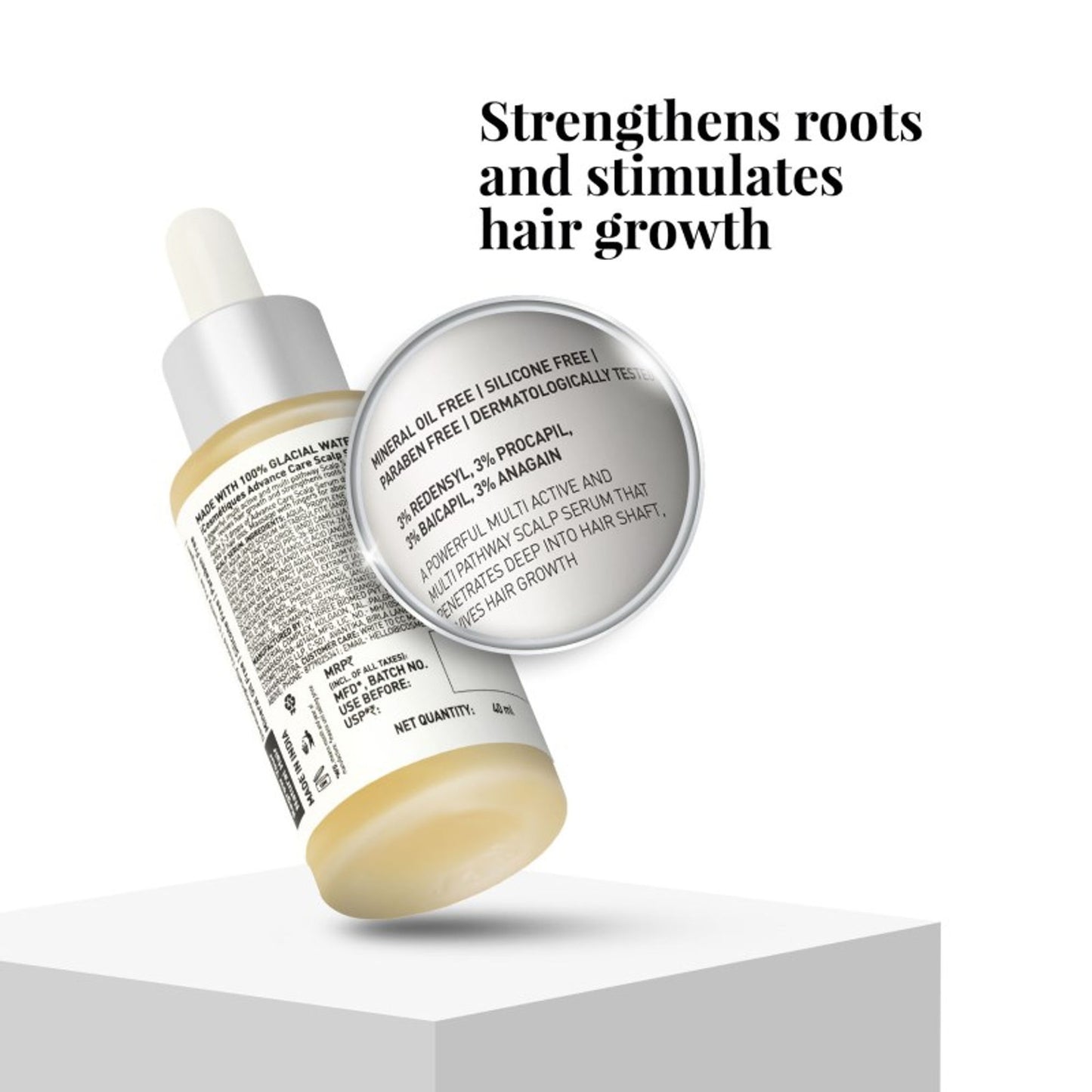 iCosmetiques Hair Revival Serum - 3% Redensyl, 3% Procapil, 3% Anagain & 3% Biacapil