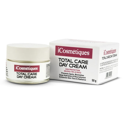 iCosmetiques Day Cream - Vitamins B3, C, E, Shea Butter & Glycerin, Mineral Oil & Silicone Free