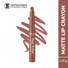 Mila Beauté Pout It Out Long Lasting & Matte Finish Lip Crayon Lipstick - Mulan