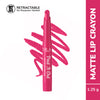 Mila Beauté Pout It Out Long Lasting & Matte Finish Lip Crayon Lipstick - Evil Queen