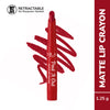 Mila Beauté Pout It Out Long Lasting & Matte Finish Lip Crayon Lipstick - Anastasia