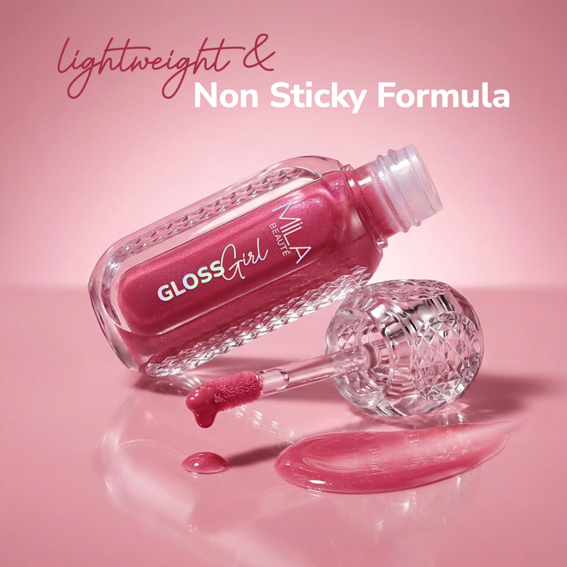 Mila Beauté Gloss Girl Lip Gloss with Fuller-Lip Effect & Extra Hydration - 02 Naked