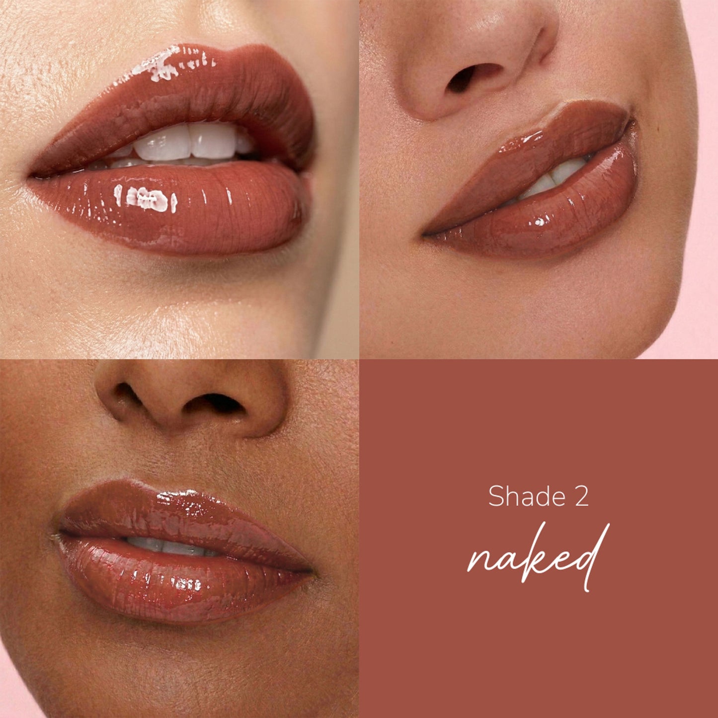 Mila Beauté Gloss Girl Lip Gloss with Fuller-Lip Effect & Extra Hydration - 02 Naked
