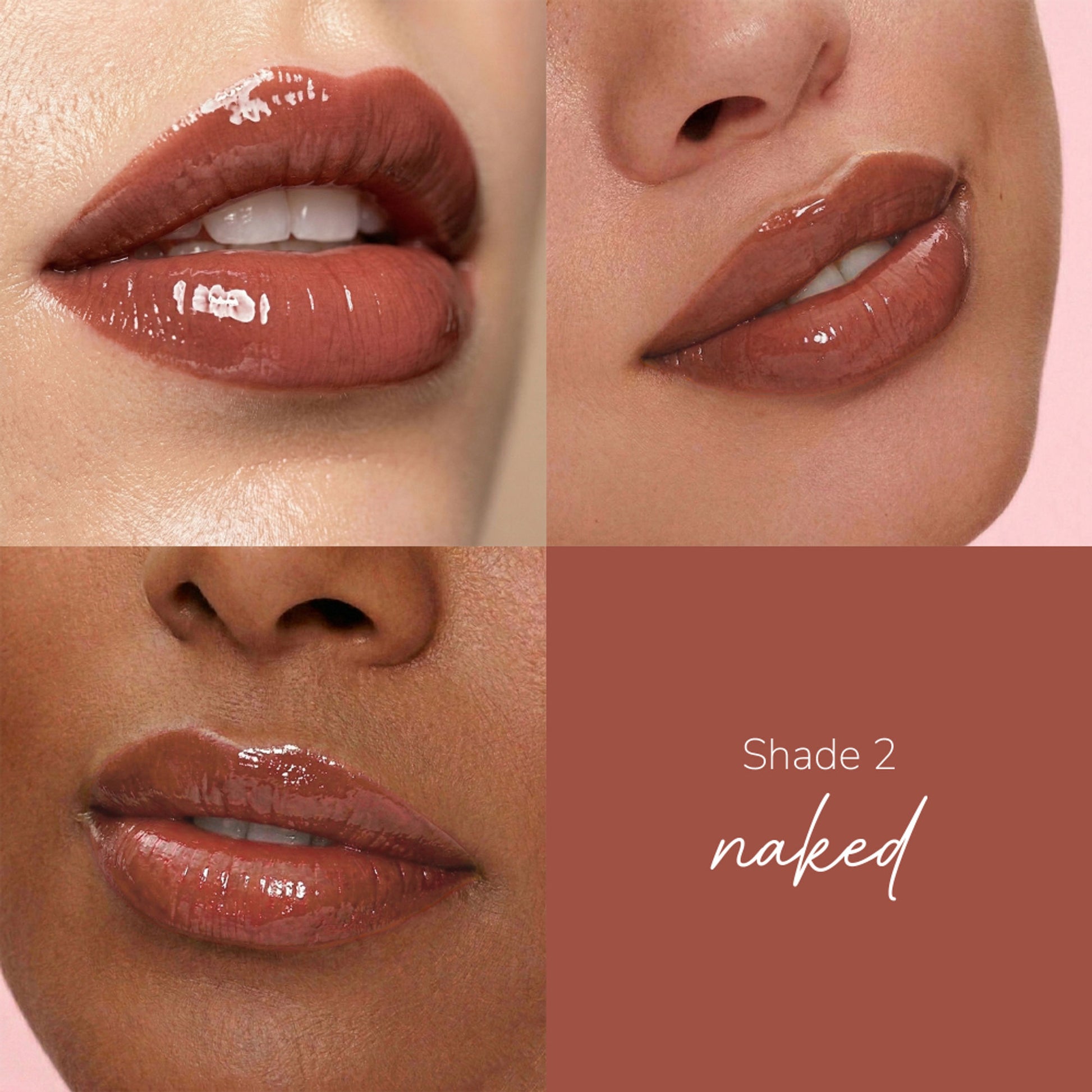 Mila Beauté Gloss Girl Lip Gloss with Fuller-Lip Effect & Extra Hydration - 02 Naked