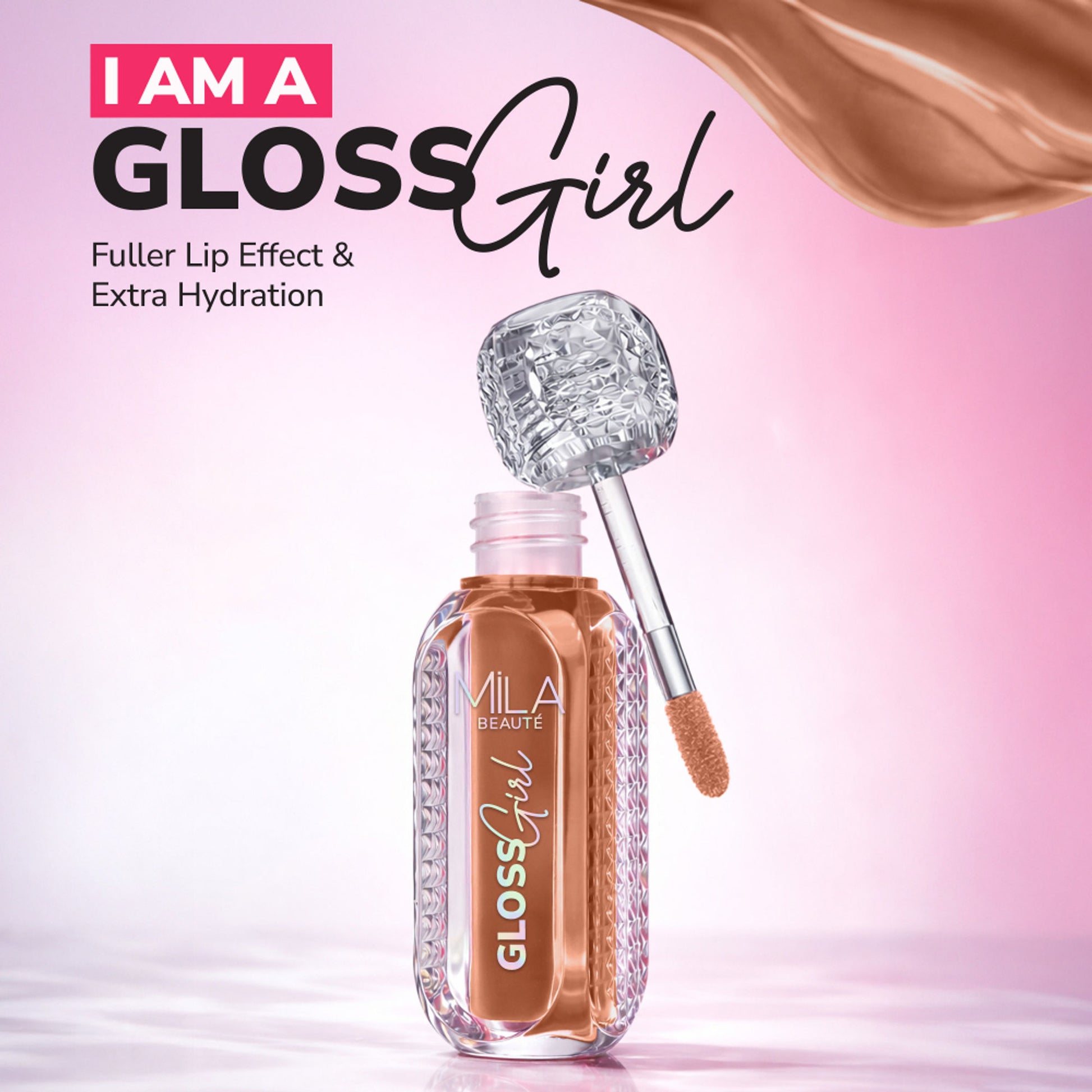 Mila Beauté Gloss Girl Lip Gloss with Fuller-Lip Effect & Extra Hydration - 03 Not Today