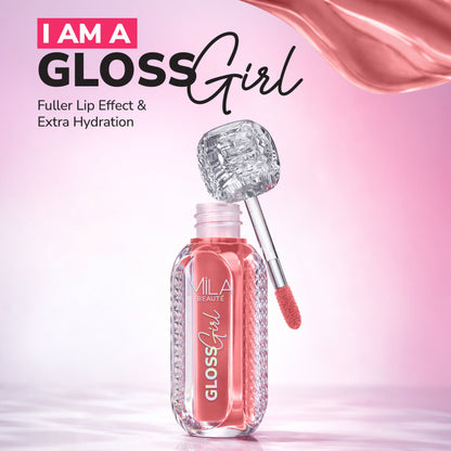 Mila Beauté Gloss Girl Lip Gloss with Fuller-Lip Effect & Extra Hydration - 05 My Choice
