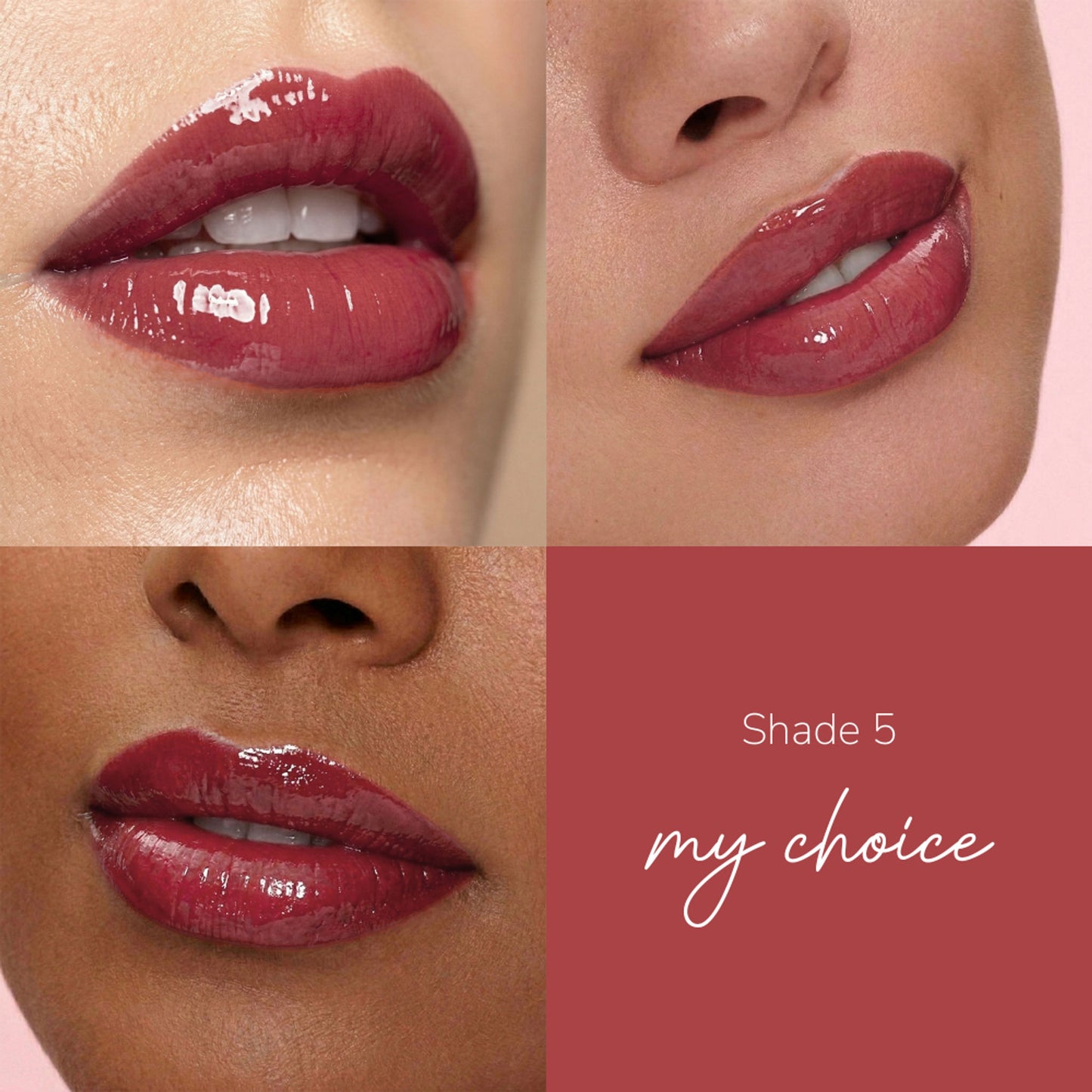 Mila Beauté Gloss Girl Lip Gloss with Fuller-Lip Effect & Extra Hydration - 05 My Choice