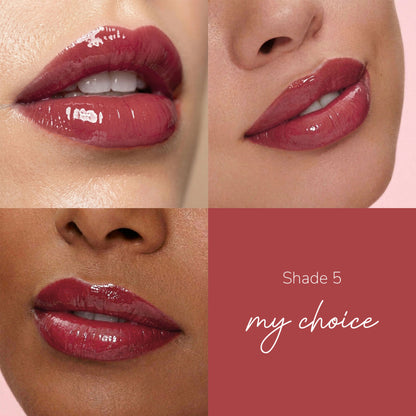Mila Beauté Gloss Girl Lip Gloss with Fuller-Lip Effect & Extra Hydration - 05 My Choice