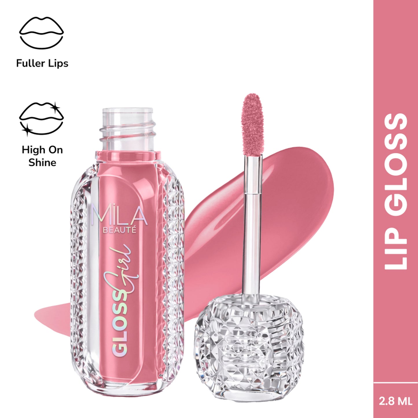 Mila Beauté Gloss Girl Lip Gloss with Fuller-Lip Effect & Extra Hydration - 06 Thats Me
