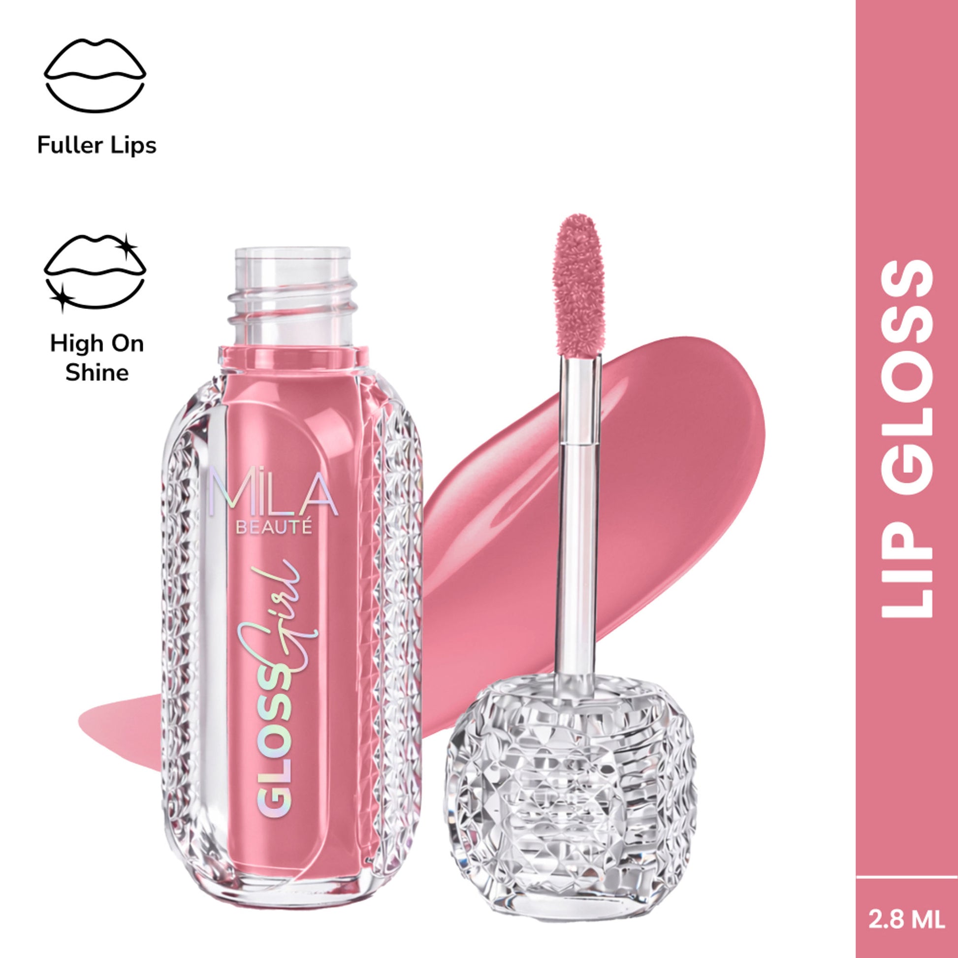 Mila Beauté Gloss Girl Lip Gloss with Fuller-Lip Effect & Extra Hydration - 06 Thats Me