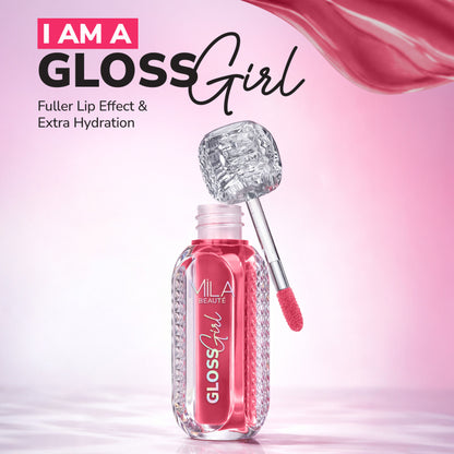 Mila Beauté Gloss Girl Lip Gloss with Fuller-Lip Effect & Extra Hydration - 07 Gloss Girl
