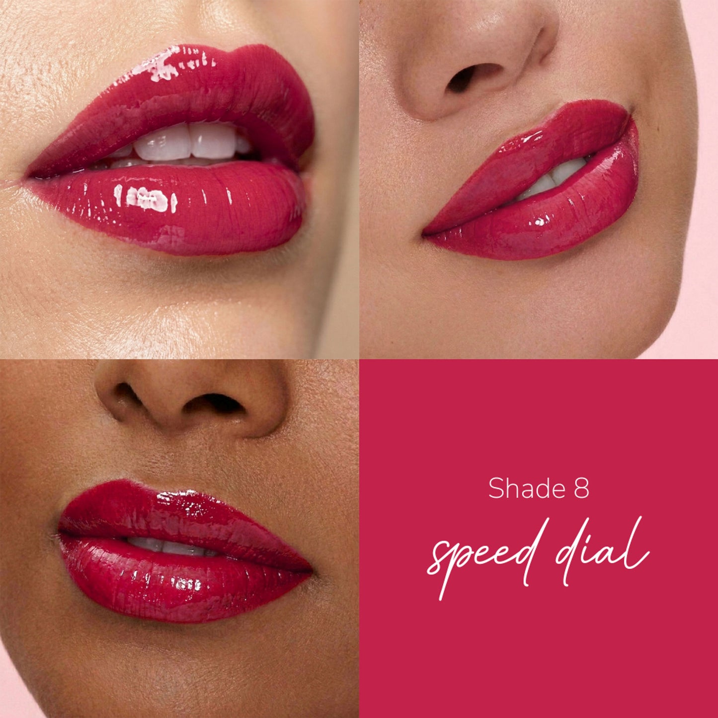 Mila Beauté Gloss Girl Lip Gloss with Fuller-Lip Effect & Extra Hydration - 08 Speed Dial