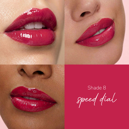 Mila Beauté Gloss Girl Lip Gloss with Fuller-Lip Effect & Extra Hydration - 08 Speed Dial