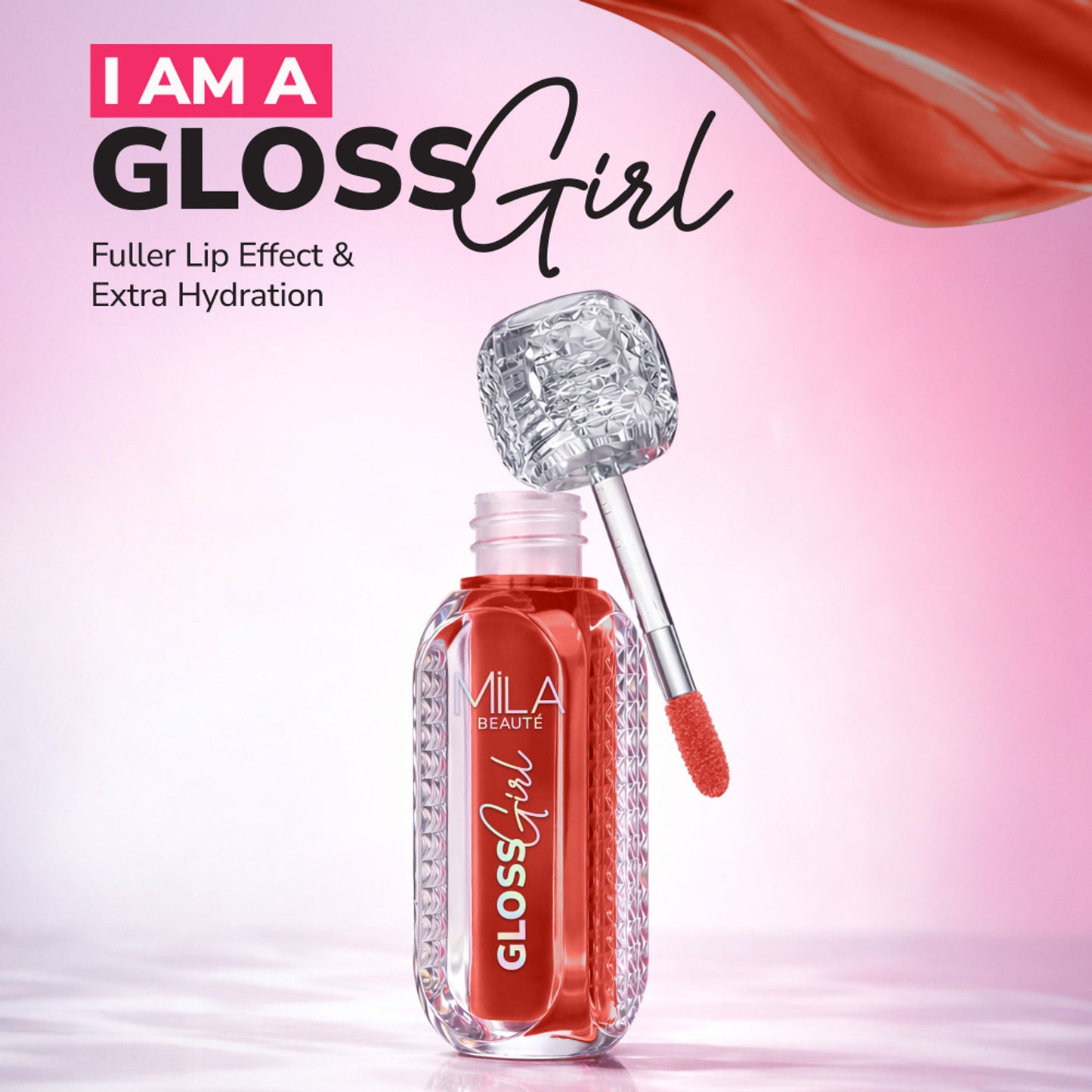 Mila Beauté Gloss Girl Lip Gloss with Fuller-Lip Effect & Extra Hydration - 10 Bossy