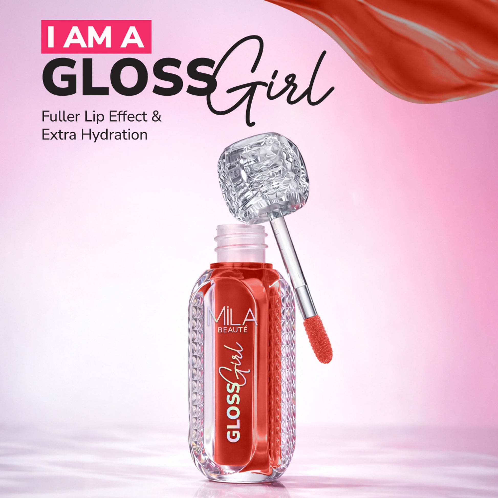 Mila Beauté Gloss Girl Lip Gloss with Fuller-Lip Effect & Extra Hydration - 10 Bossy