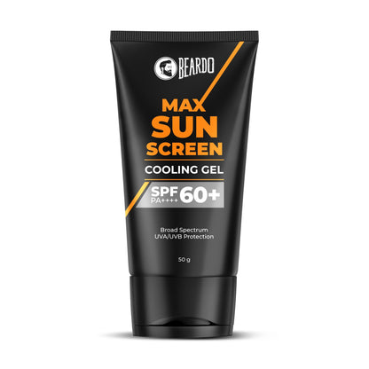 Beardo Max Sunscreen Cooling Gel SPF with SPF 60+ PA++++