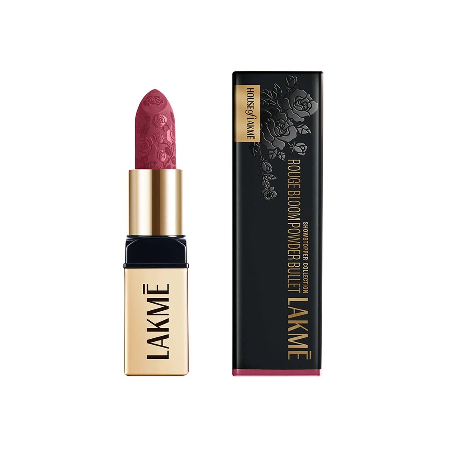 Lakme Rouge Bloom Powder Matte Lipstick - Pink Poppy 202