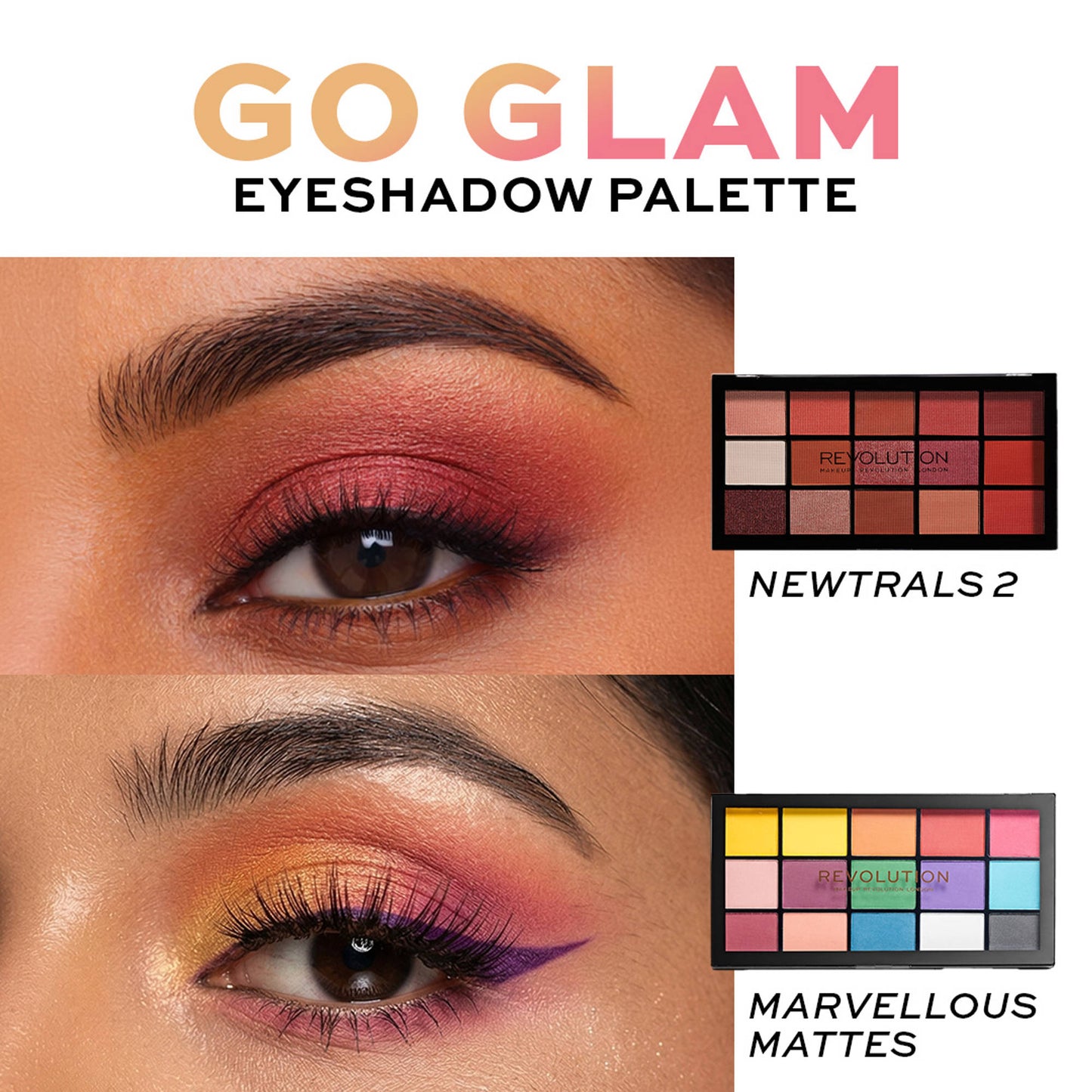 Makeup Revolution Go Glam Eyeshdow Palette