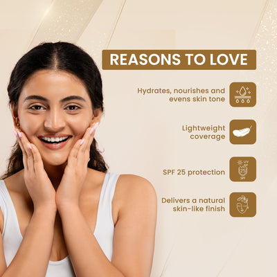 Lotus Make-Up Nutraglow Daily Tinted Full Coverage Moisturiser SPF 25 For All Skin Types-Fresh Ivory - Fresh Ivory
