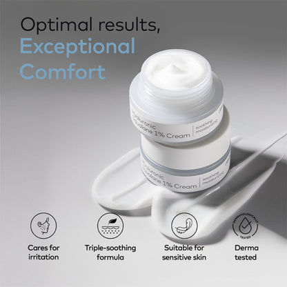 The Face Shop Alltimate Hyaluronic Squalane 1% Cream - Korean Day & Night Hydrating Moisturizer