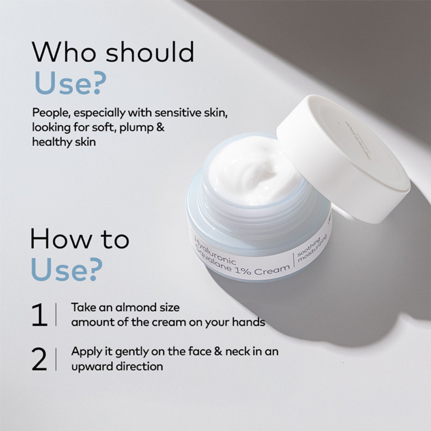 The Face Shop Alltimate Hyaluronic Squalane 1% Cream - Korean Day & Night Hydrating Moisturizer
