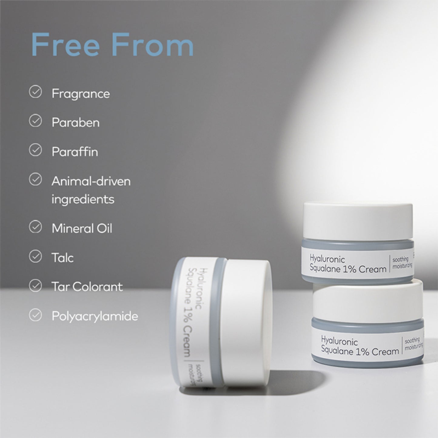 The Face Shop Alltimate Hyaluronic Squalane 1% Cream - Korean Day & Night Hydrating Moisturizer