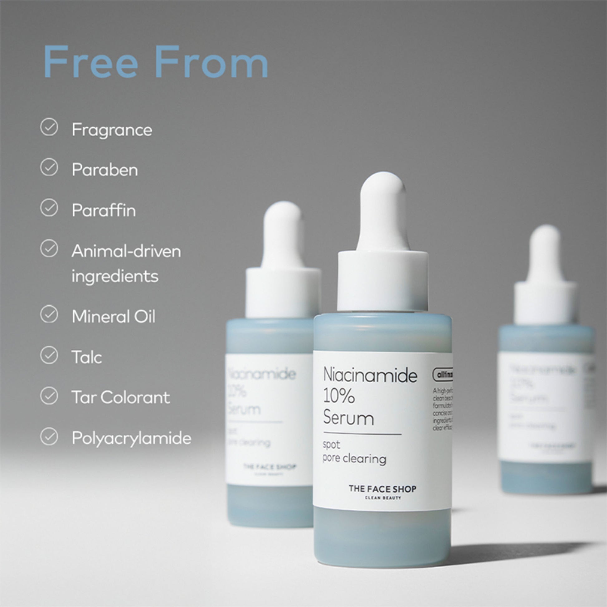 The Face Shop Alltimate Niacinamide 10% Korean Serum - Reduces Oil & Minimizes Pores, for Oily Skin