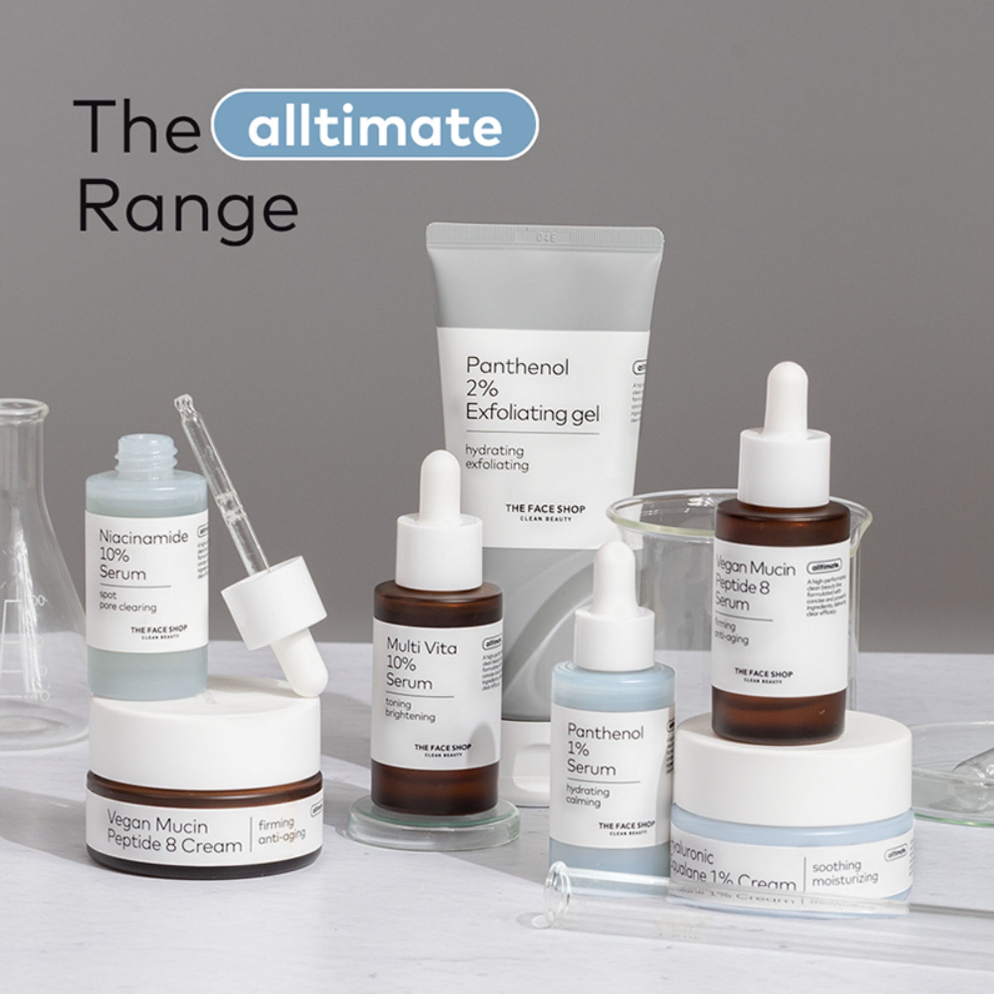 The Face Shop Alltimate Niacinamide 10% Korean Serum - Reduces Oil & Minimizes Pores, for Oily Skin