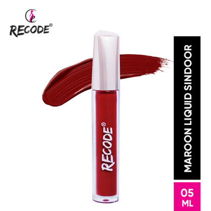 Recode Liquid Sindoor - Maroon