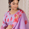 Dhiyona IE Women Floral Printed Cotton Kurta with Trousers & Dupatta