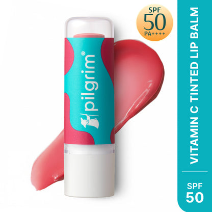Pilgrim Vitamin C Moisture Rich Tinted Lip Balm SPF 50