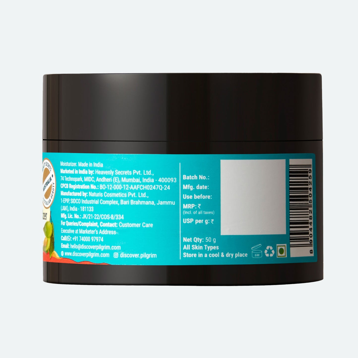 Pilgrim Australian Kakadu Plum Vitamin C Brightening Moisturizer