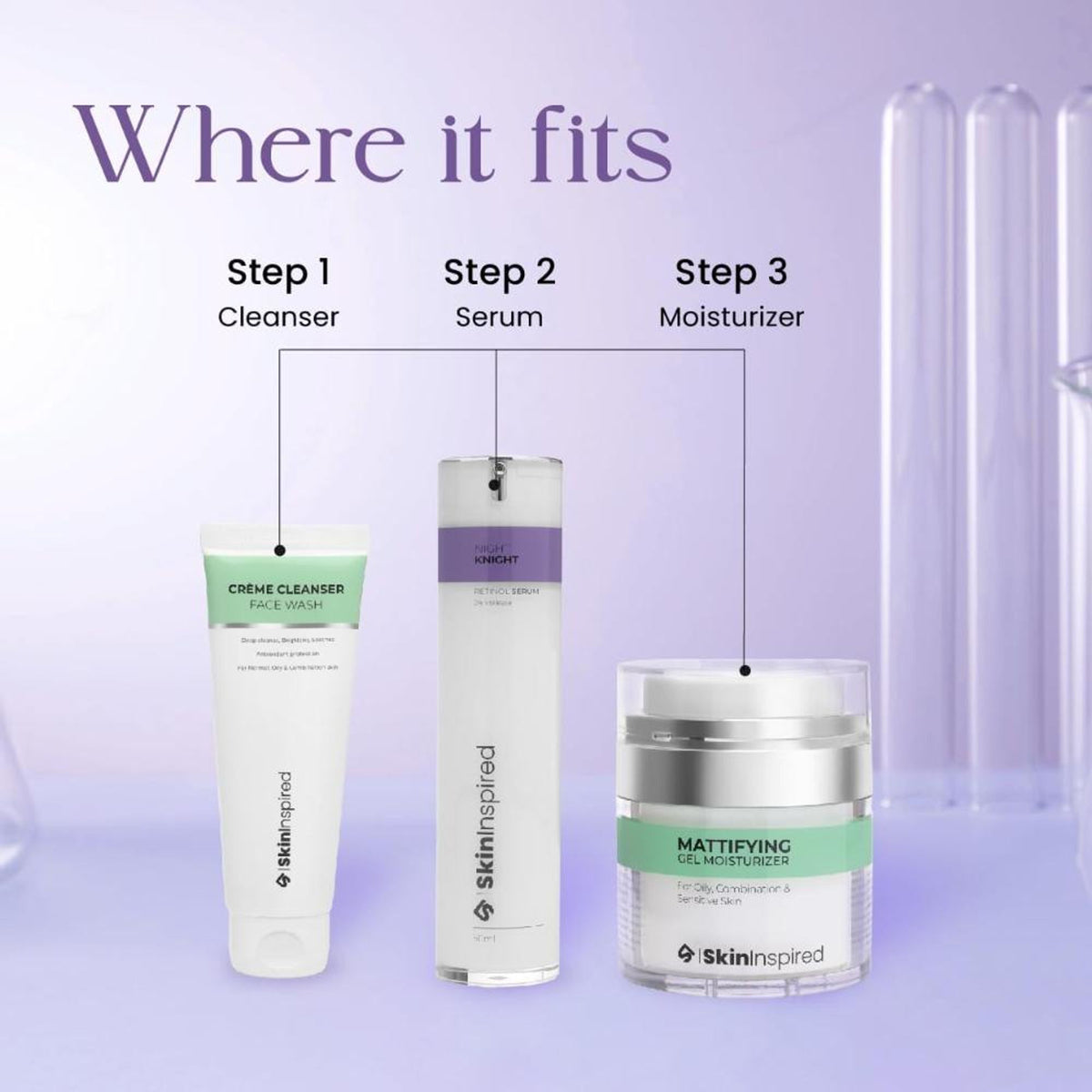 SkinInspired Retinol Face Night Serum