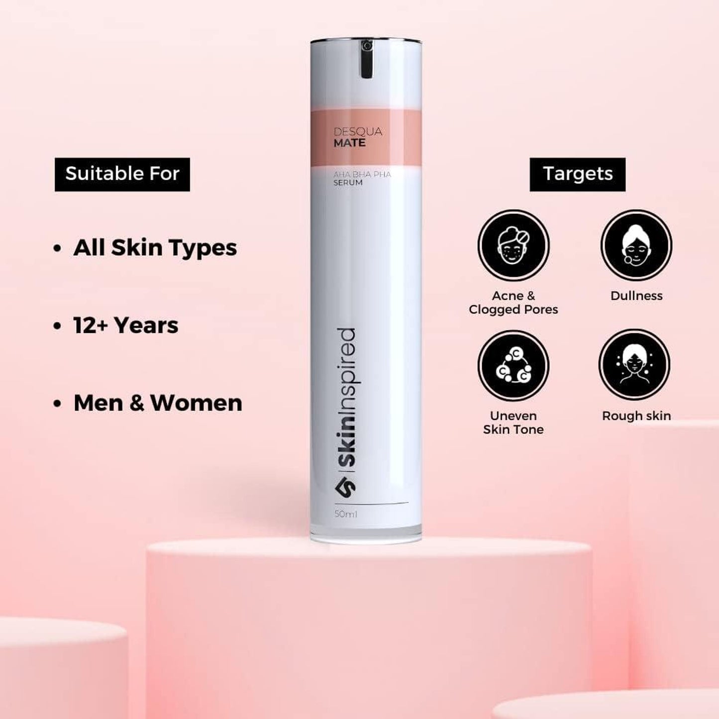 SkinInspired Aha+Bha+Pha Face Serum